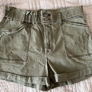 Express extreme high rise shortie large